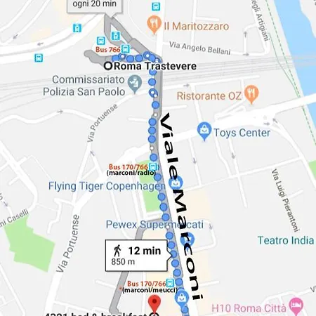 4321 Stazione Trastevere 招待所 *